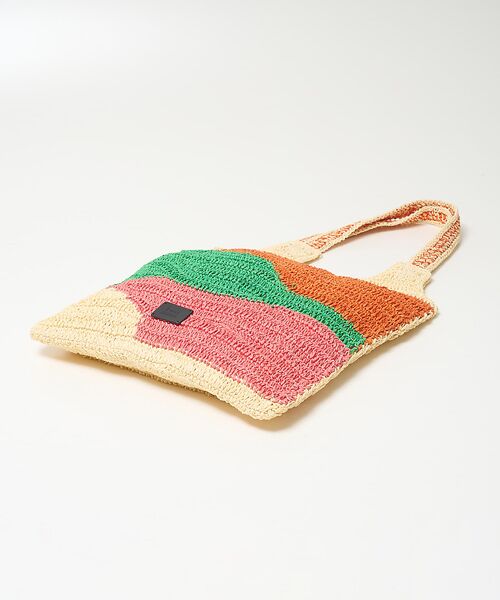 collex / コレックス トートバッグ | 【Swaraj /スワラージ】手編み ゼブラ ラフィアトートバッグ | 詳細10