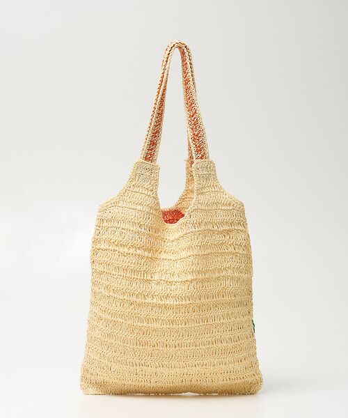 collex / コレックス トートバッグ | 【Swaraj /スワラージ】手編み ゼブラ ラフィアトートバッグ | 詳細8