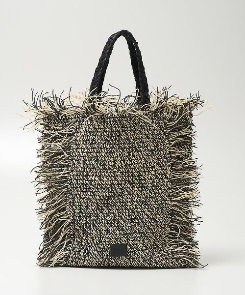collex / コレックス トートバッグ | 【Swaraj /スワラージ】手編み ラフィア フリンジ トートバッグ | 詳細14