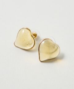 collex / コレックス ピアス・イヤリング | 【Elodie Pavie】ガラスハートピアス