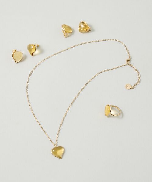 collex / コレックス ピアス・イヤリング | 【Elodie Pavie】ガラスハートイヤリング | 詳細1