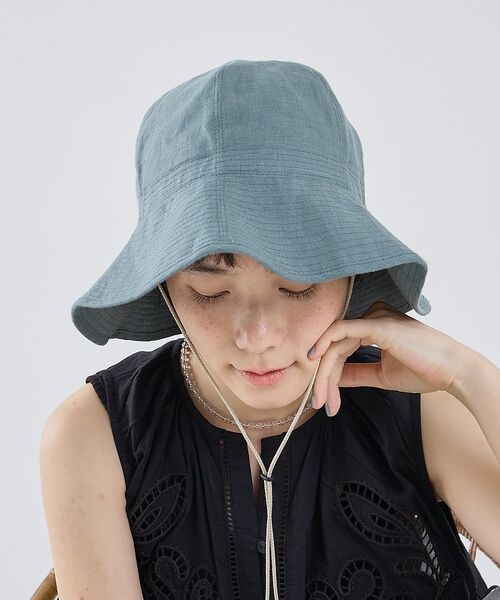 collex / コレックス ハット | 【Nine Tailor/ナインテーラー】 Canna Hat リネンハット（モスグリーン）