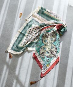 collex / コレックス マフラー・ショール・スヌード・ストール | 刺し子シルク大判ストール