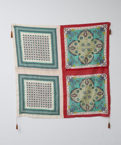 collex / コレックス マフラー・ショール・スヌード・ストール | 刺し子シルク大判ストール | 詳細2