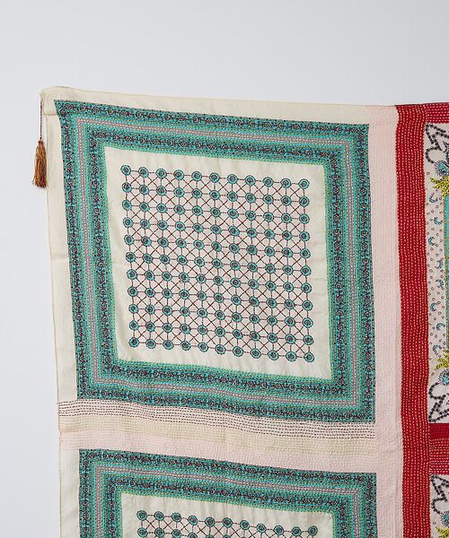 collex / コレックス マフラー・ショール・スヌード・ストール | 刺し子シルク大判ストール | 詳細3