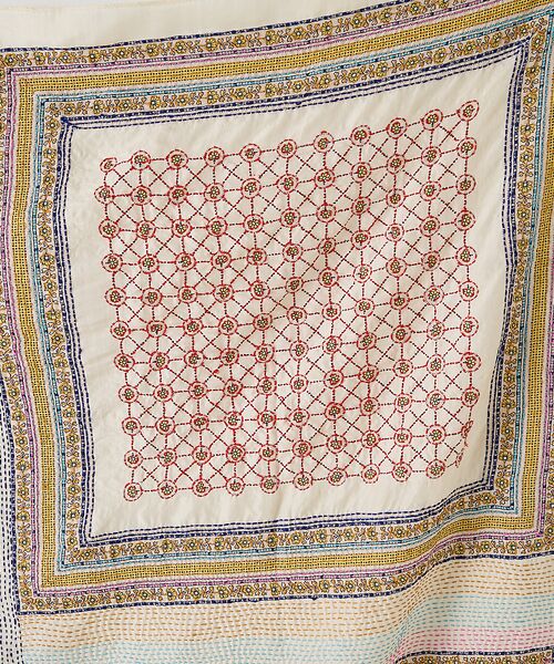 collex / コレックス マフラー・ショール・スヌード・ストール | 刺し子シルク大判ストール | 詳細3