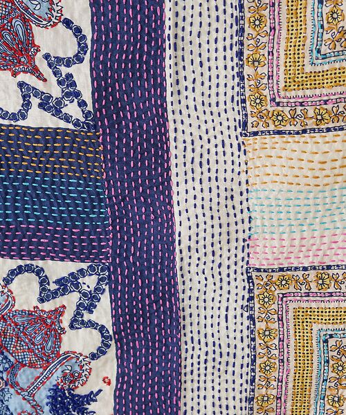 collex / コレックス マフラー・ショール・スヌード・ストール | 刺し子シルク大判ストール | 詳細4