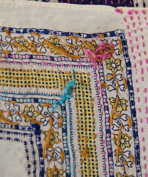 collex / コレックス マフラー・ショール・スヌード・ストール | 刺し子シルク大判ストール | 詳細6