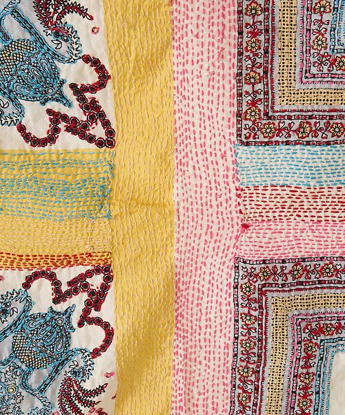 collex / コレックス マフラー・ショール・スヌード・ストール | 刺し子シルク大判ストール | 詳細13