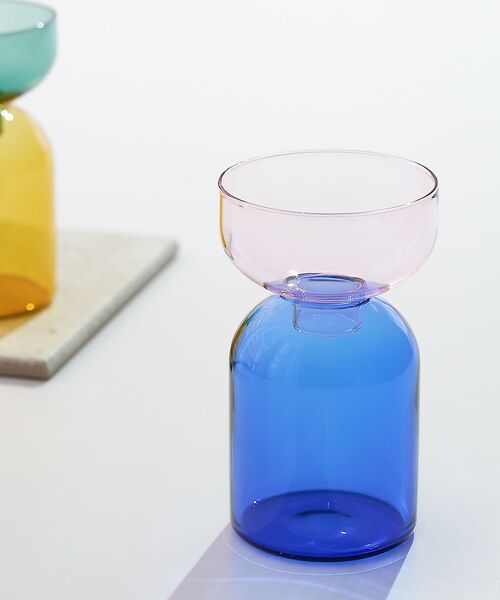 collex/コレックス 【amabro/アマブロ】TWO TONE VASE ツートン フラワーベース ピンク系その他1 F collex/コレックス 【amabro/アマブロ】TWO TONE VASE ツートン フラワーベース ピンク系その他1 F