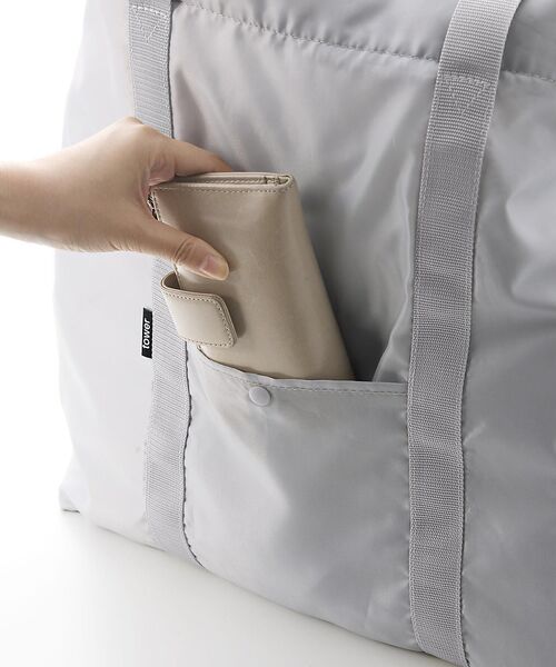 collex / コレックス エコバッグ | 山崎実業  【TOWER/タワー】洗える持ち帰り寿司・ピザが入るレジかごかばん | 詳細16