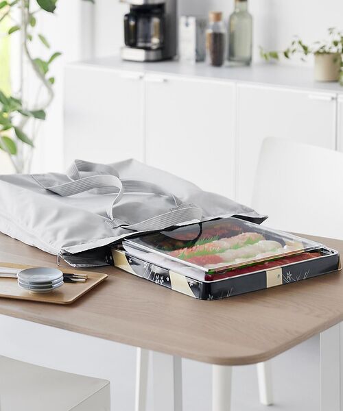 collex / コレックス エコバッグ | 山崎実業  【TOWER/タワー】洗える持ち帰り寿司・ピザが入るレジかごかばん | 詳細2