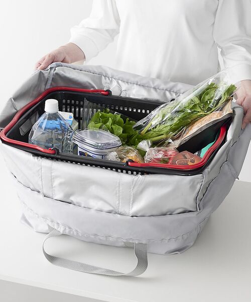 collex / コレックス エコバッグ | 山崎実業  【TOWER/タワー】洗える持ち帰り寿司・ピザが入るレジかごかばん | 詳細23