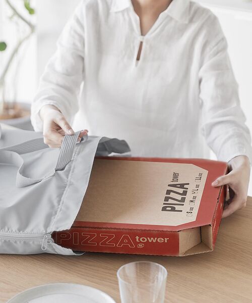 collex / コレックス エコバッグ | 山崎実業  【TOWER/タワー】洗える持ち帰り寿司・ピザが入るレジかごかばん | 詳細5