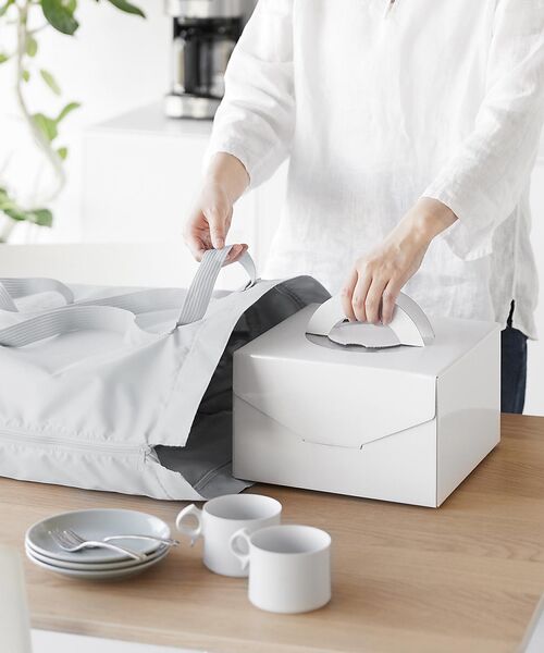 collex / コレックス エコバッグ | 山崎実業  【TOWER/タワー】洗える持ち帰り寿司・ピザが入るレジかごかばん | 詳細6