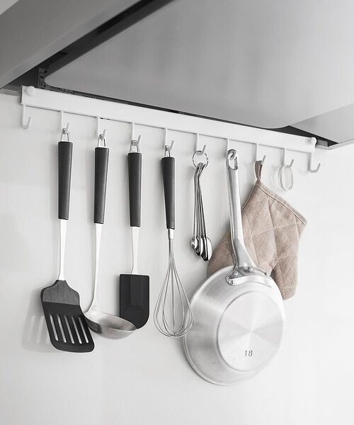 collex / コレックス インテリア・生活雑貨・ホビー・ステーショナリー | 【tower】 レンジフードフック10連 キッチン収納 フック掛け | 詳細1