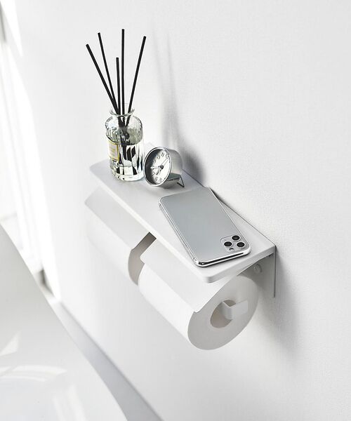 collex / コレックス その他雑貨 | 【tower/タワー】ウォールトイレットペーパーホルダー ダブル 石こうボード壁 | 詳細3
