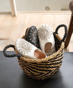 collex / コレックス インテリア・インテリア雑貨 | シーグラスバスケット ラウンドM