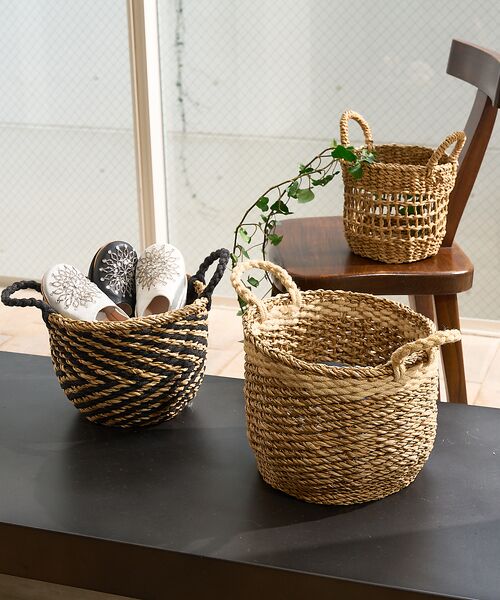 collex / コレックス インテリア・インテリア雑貨 | シーグラスバスケット ラウンドM | 詳細1