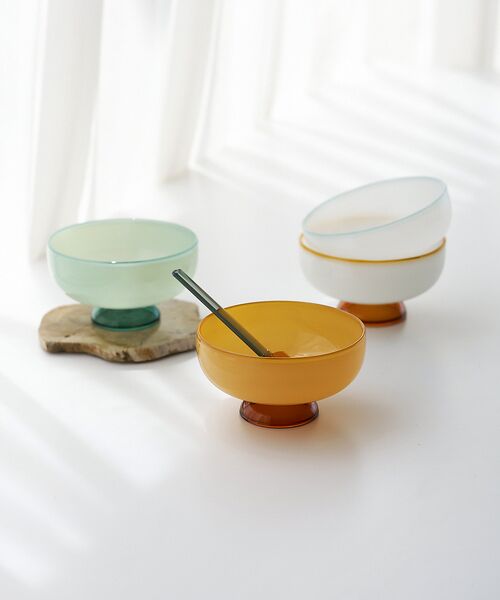 collex / コレックス 食器 | 【amabro/アマブロ】SNOW BOWL  デザートボウル ミルクガラス 耐 | 詳細2