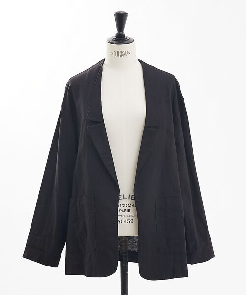 collex / コレックス テーラードジャケット | ショールカラージャケット ブラック | 詳細4