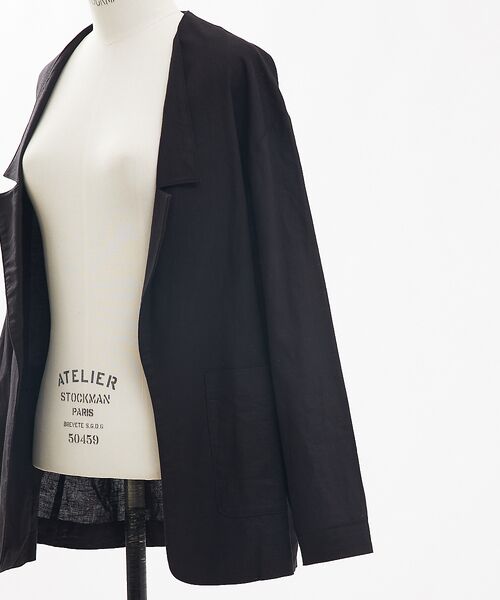 collex / コレックス テーラードジャケット | ショールカラージャケット ブラック | 詳細7
