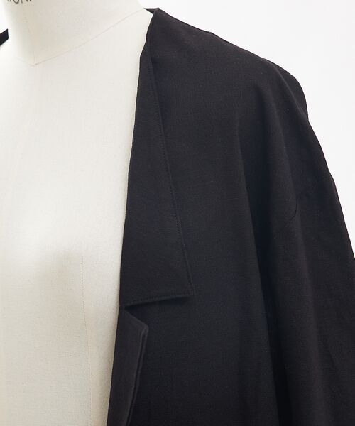 collex / コレックス テーラードジャケット | ショールカラージャケット ブラック | 詳細8