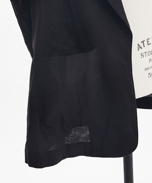 collex / コレックス テーラードジャケット | ショールカラージャケット ブラック | 詳細9