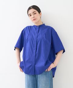 collex / コレックス シャツ・ブラウス | インド綿 半袖フレアブラウス