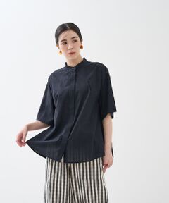 collex / コレックス シャツ・ブラウス | インド綿 半袖フレアブラウス