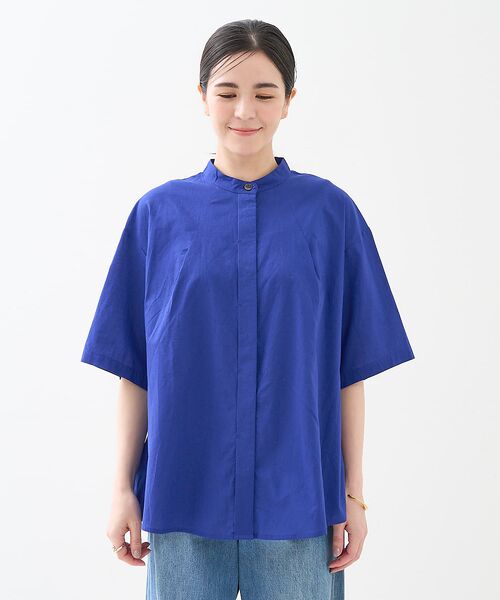 collex / コレックス シャツ・ブラウス | インド綿 半袖フレアブラウス | 詳細10