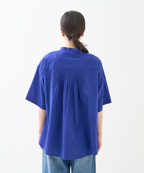 collex / コレックス シャツ・ブラウス | インド綿 半袖フレアブラウス | 詳細12