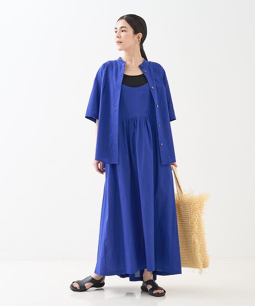 collex / コレックス シャツ・ブラウス | インド綿 半袖フレアブラウス | 詳細4