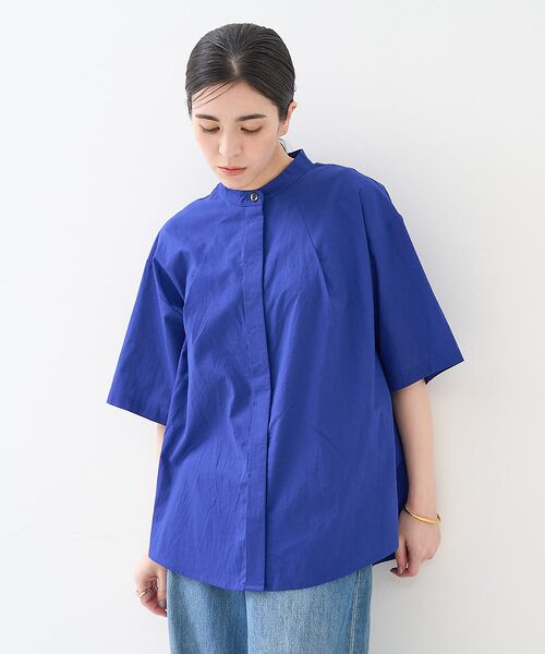 collex / コレックス シャツ・ブラウス | インド綿 半袖フレアブラウス | 詳細7