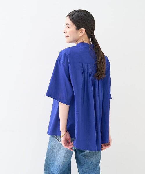 collex / コレックス シャツ・ブラウス | インド綿 半袖フレアブラウス | 詳細8