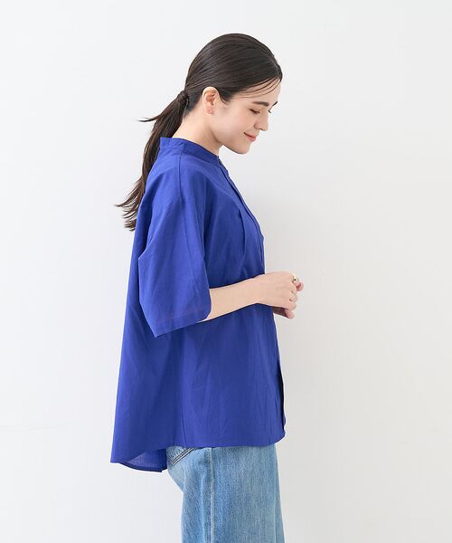 collex / コレックス シャツ・ブラウス | インド綿 半袖フレアブラウス | 詳細9