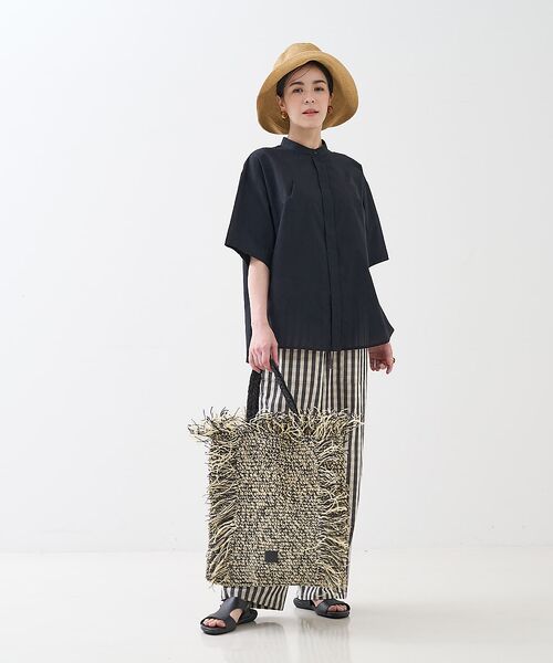 collex / コレックス シャツ・ブラウス | インド綿 半袖フレアブラウス | 詳細19