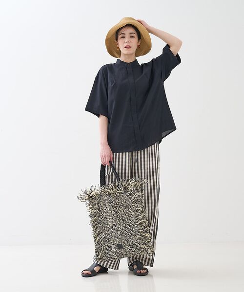 collex / コレックス シャツ・ブラウス | インド綿 半袖フレアブラウス | 詳細21