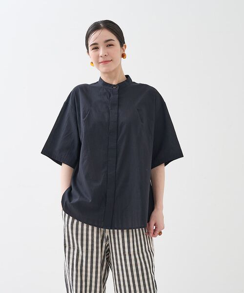 collex / コレックス シャツ・ブラウス | インド綿 半袖フレアブラウス | 詳細22
