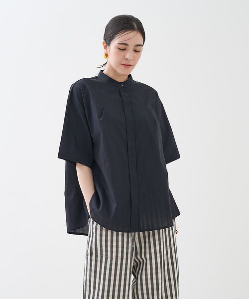 collex / コレックス シャツ・ブラウス | インド綿 半袖フレアブラウス | 詳細23