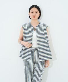 collex / コレックス シャツ・ブラウス | ボーダーノースリーブブラウス