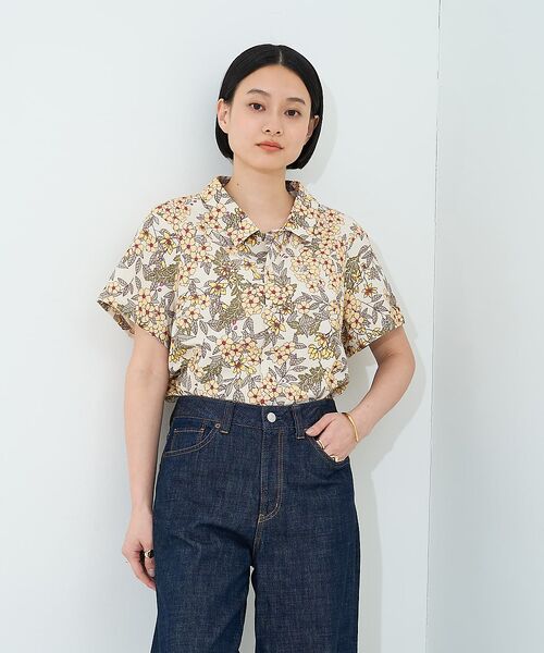 collex / コレックス シャツ・ブラウス | ボタニカルプリントシャツ | 詳細5