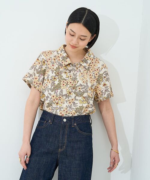 collex / コレックス シャツ・ブラウス | ボタニカルプリントシャツ | 詳細6