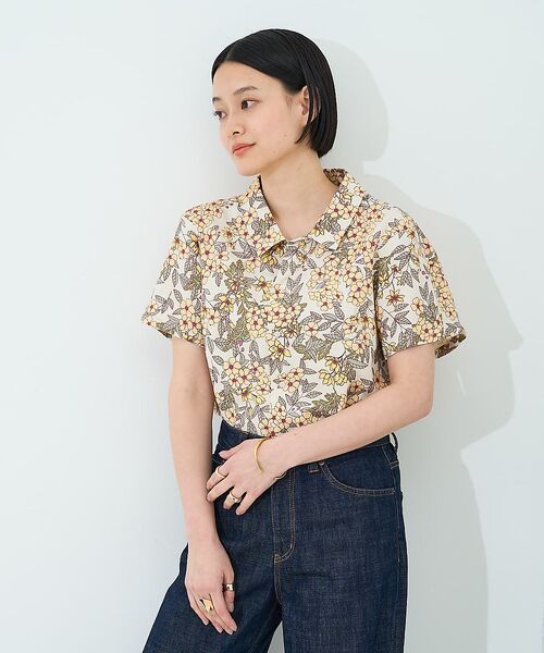 collex / コレックス シャツ・ブラウス | ボタニカルプリントシャツ | 詳細7