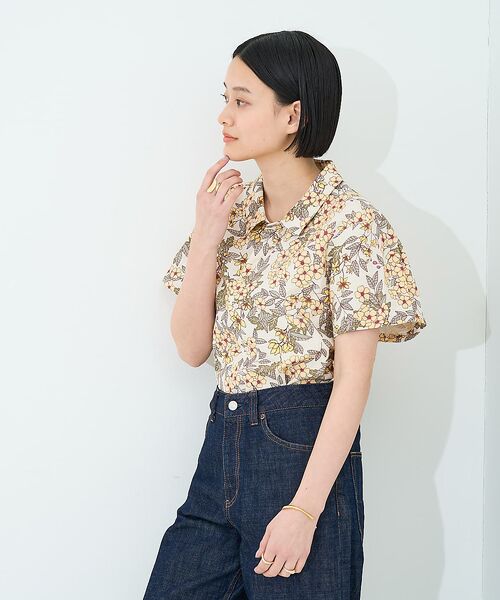 collex / コレックス シャツ・ブラウス | ボタニカルプリントシャツ | 詳細8