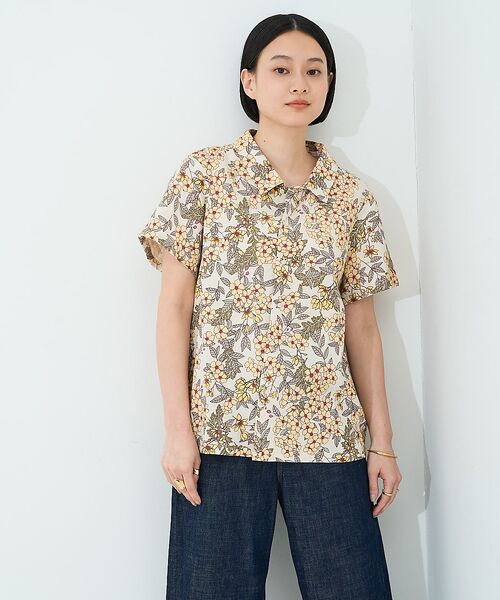 collex / コレックス シャツ・ブラウス | ボタニカルプリントシャツ | 詳細9