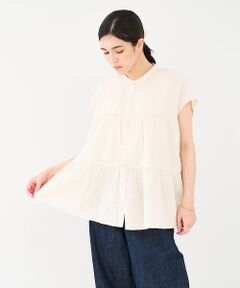 collex / コレックス シャツ・ブラウス | 切替ギャザーブラウス