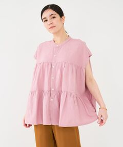 collex / コレックス シャツ・ブラウス | 切替ギャザーブラウス