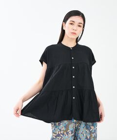 collex / コレックス シャツ・ブラウス | 切替ギャザーブラウス