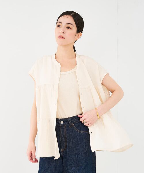 collex / コレックス シャツ・ブラウス | 切替ギャザーブラウス | 詳細3